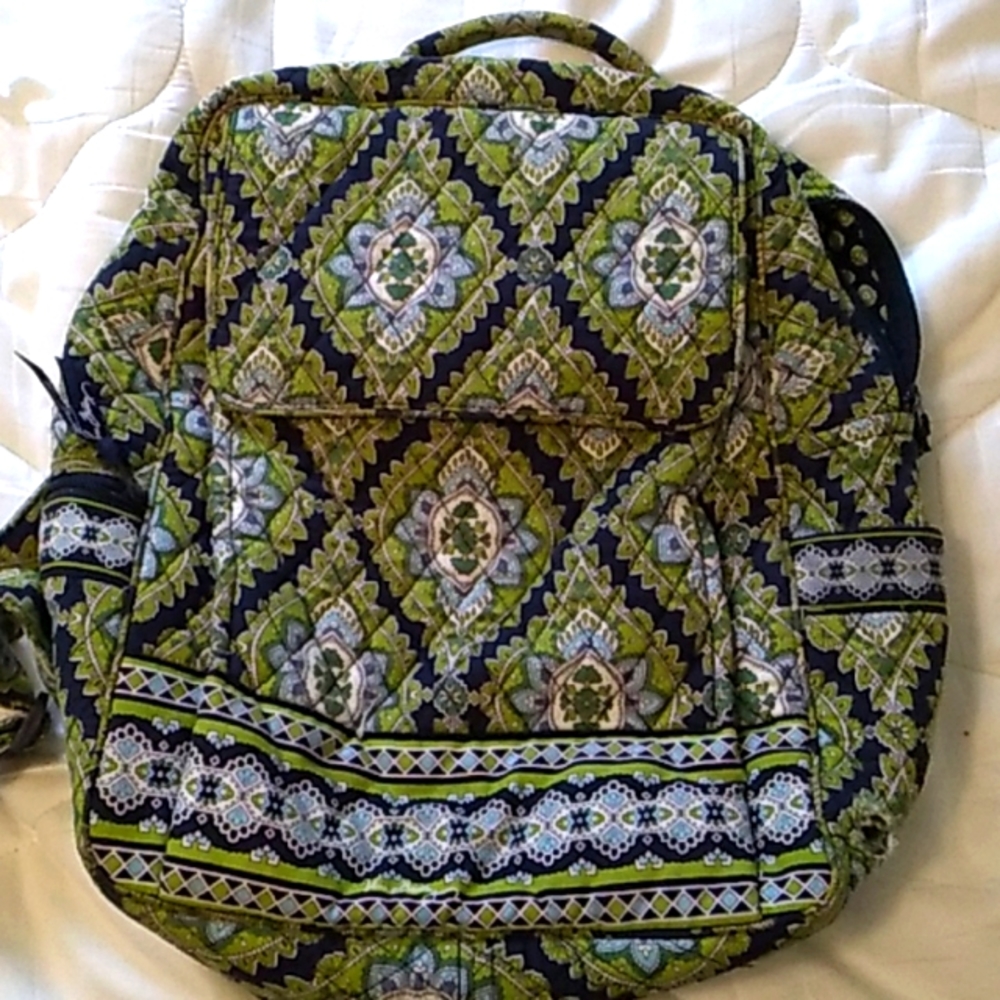 Vera Bradley blue and green paisley. Small damage